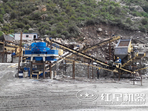 时产100吨砂石生产线