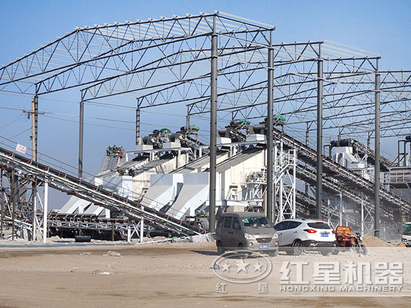 重庆时产500吨石料破碎生产线