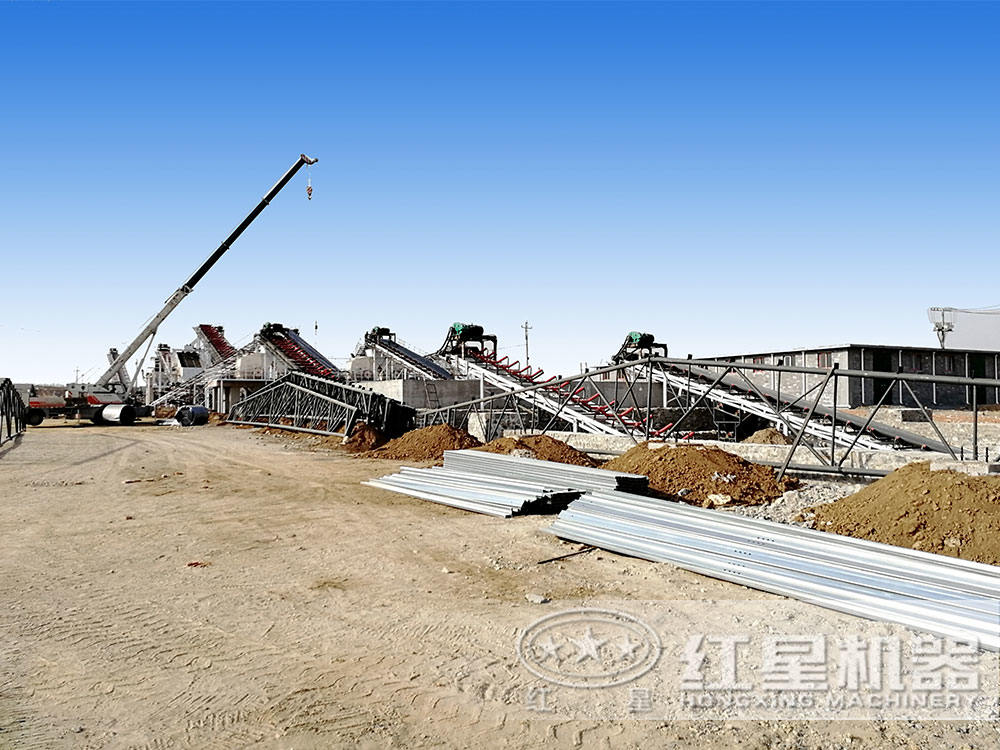 安阳时产300吨砂石料生产线